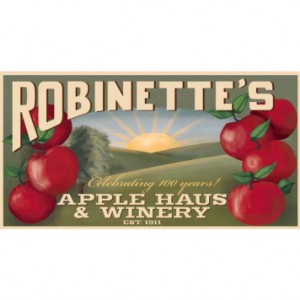 Robinette's Apple Hause & Windery Logo