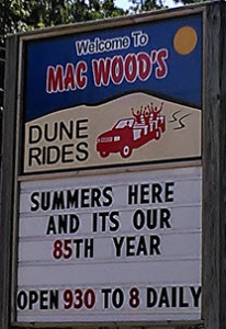 Mac Woods Dune Rides 85th year