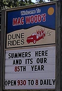 Mac Woods Dune Rides 85th year