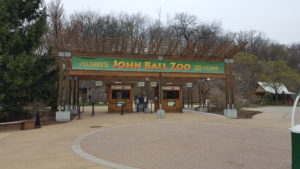 John Ball Zoo Celebrates 125 Years Entrance Sign