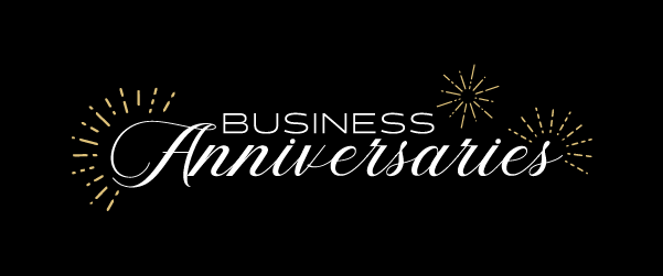 business anniversaries logo